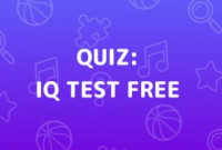 Free Iq Test Quiz