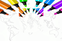 World Map Coloring For Kids img