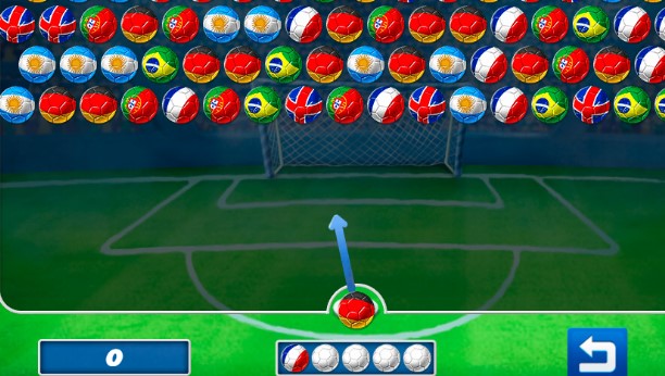 Bubble Shooter World Cup screenshot