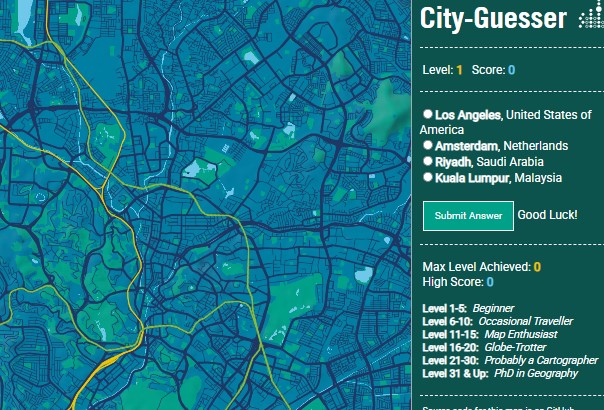 City Guesser screenshot