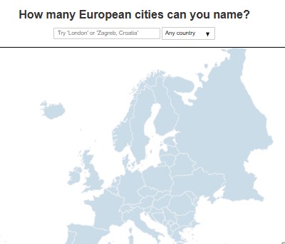Europe Map Quiz screenshot