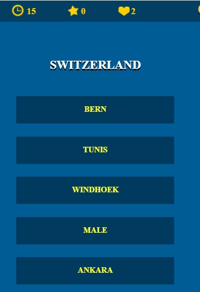 Geography Quiz screenshot