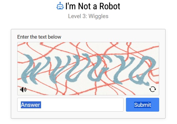 I'm Not a Robot screenshot
