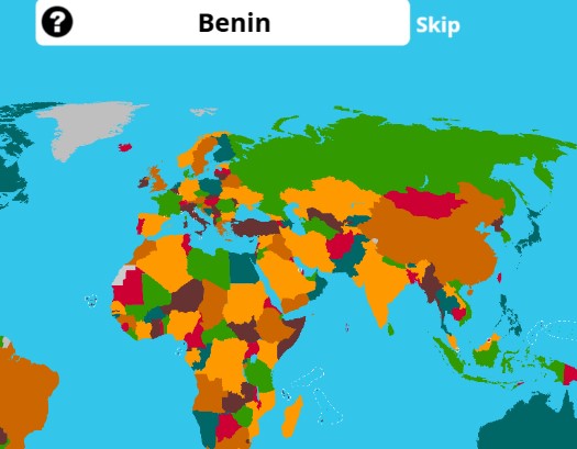 World Geography Game screenshot